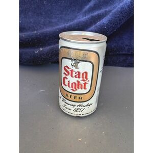 STAG LIGHT BEER 12 OZ Aluminum empty BEER CAN HEILEMAN BREWERIES INC 9 CITY